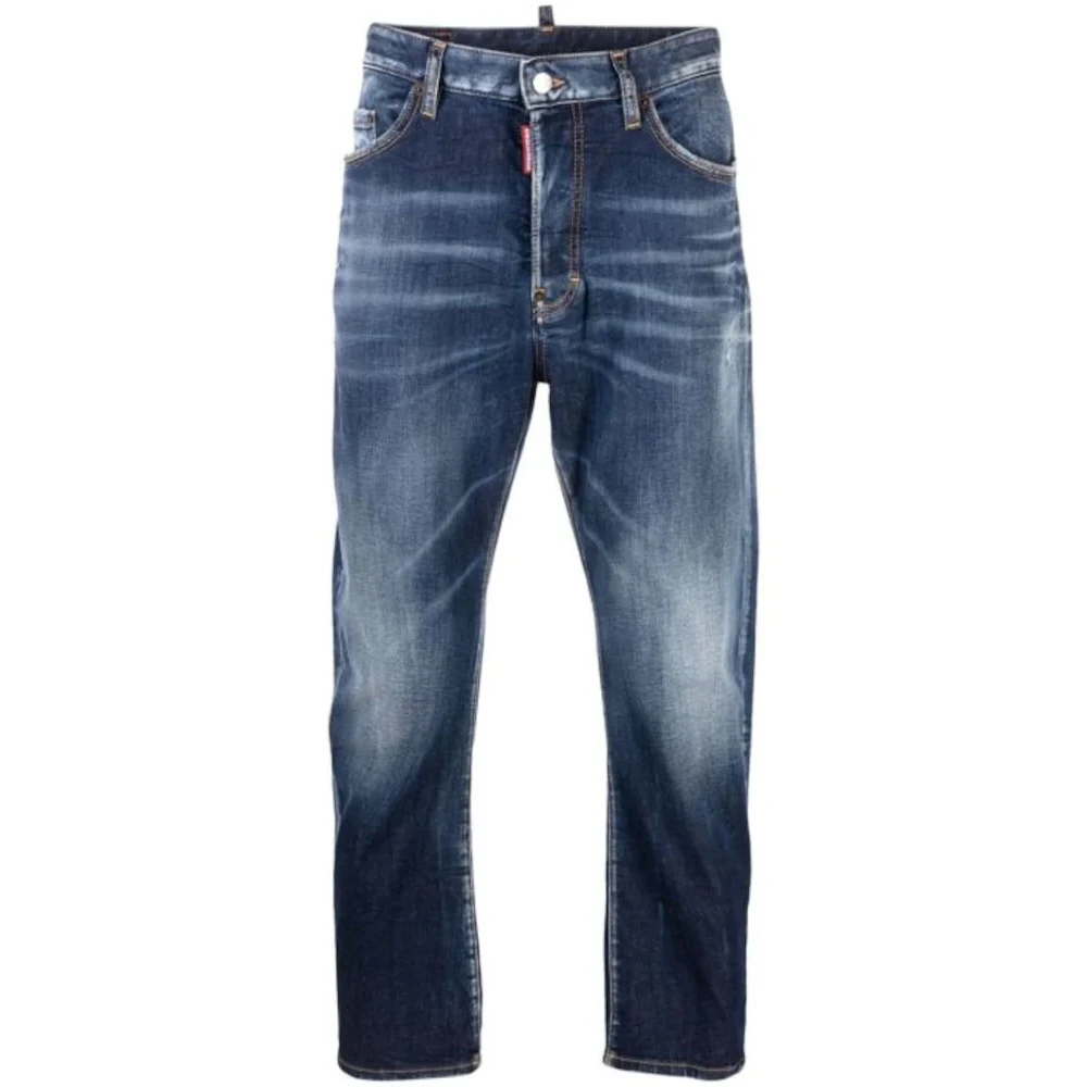Dsquared2 5 Pockets Pant Blue Heren