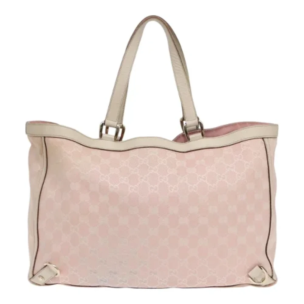 Gucci Vintage Pre-owned Canvas gucci-bags Pink Dames