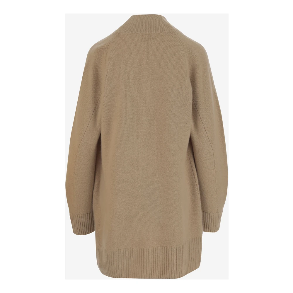 Vince Kasjmier Open Vest met Zakken Beige Dames
