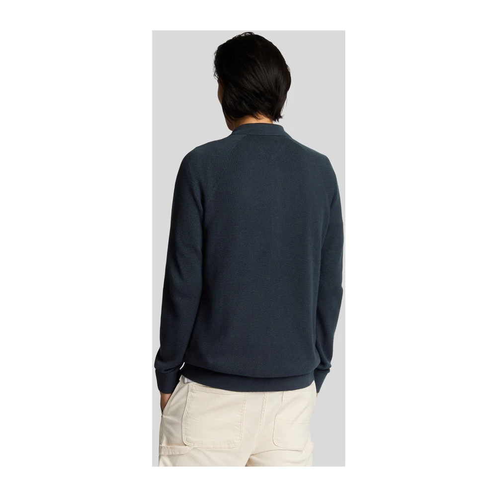Lyle & Scott Mid Knits Linnenmix Gebreid Overhemd Beige Heren