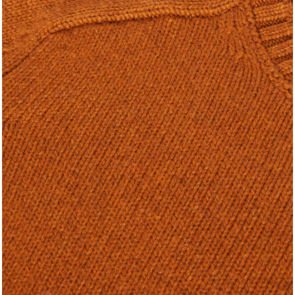 Loro Piana Zachte Bruine Cashmere Crew Neck Sweater Brown Dames