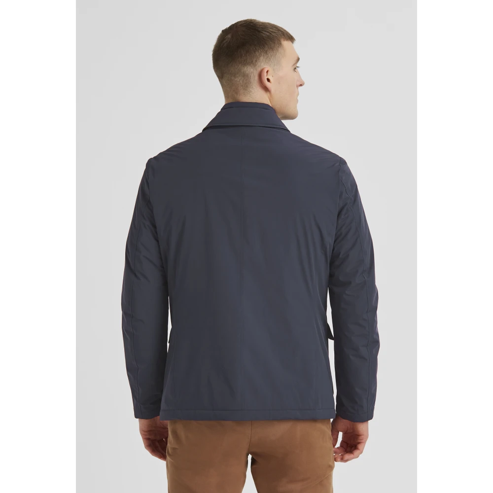 Milestone Stijlvolle Jas voor speciale gelegenheden Blue Heren
