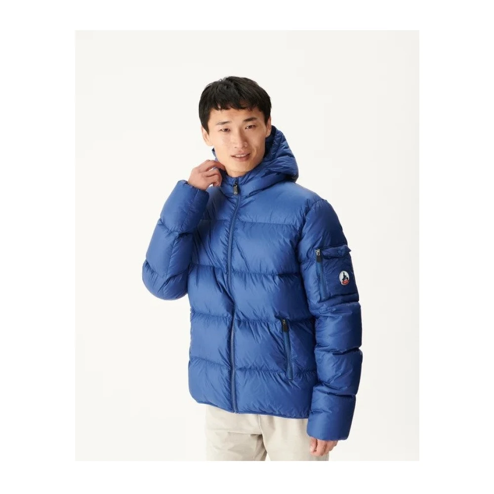Jott Warme Winterjas Blauwe Dons Blue Heren