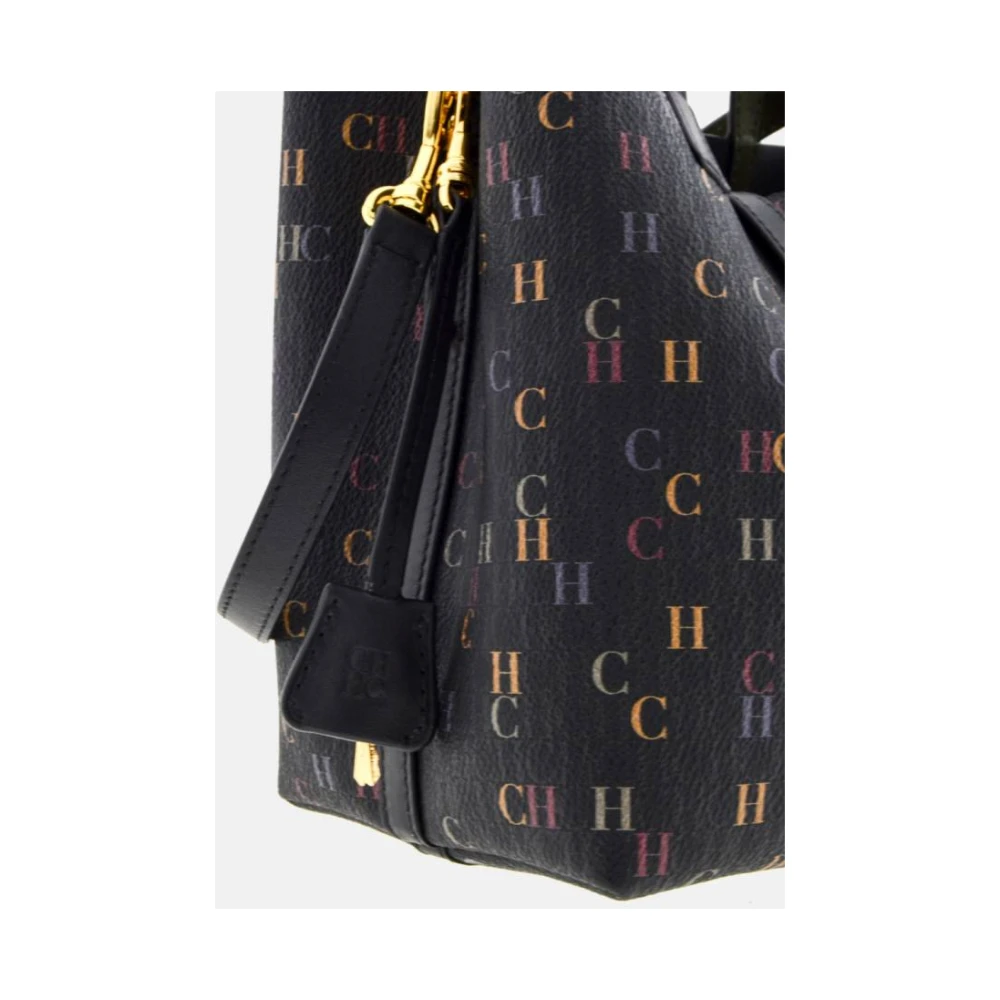 Carolina Herrera Vergrendelde XS Matryoshka Handtas Black Dames