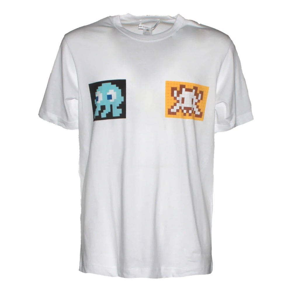 Comme des Garçons Witte Gebreide T-shirts en Polos White Heren