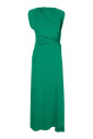 groene-geplooide-lange-jurk-vrouw