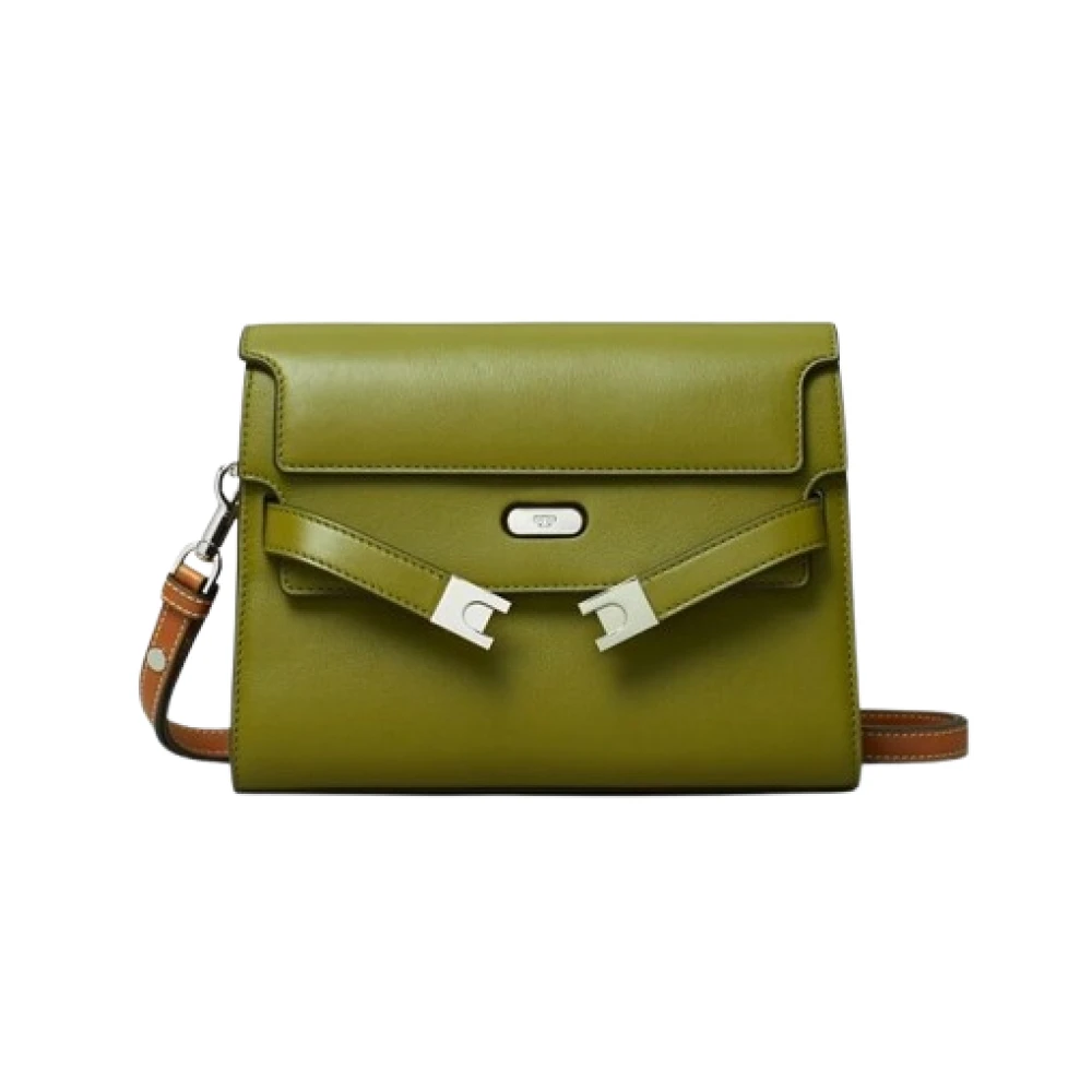 TORY BURCH Lee Flap Schoudertas Green Dames