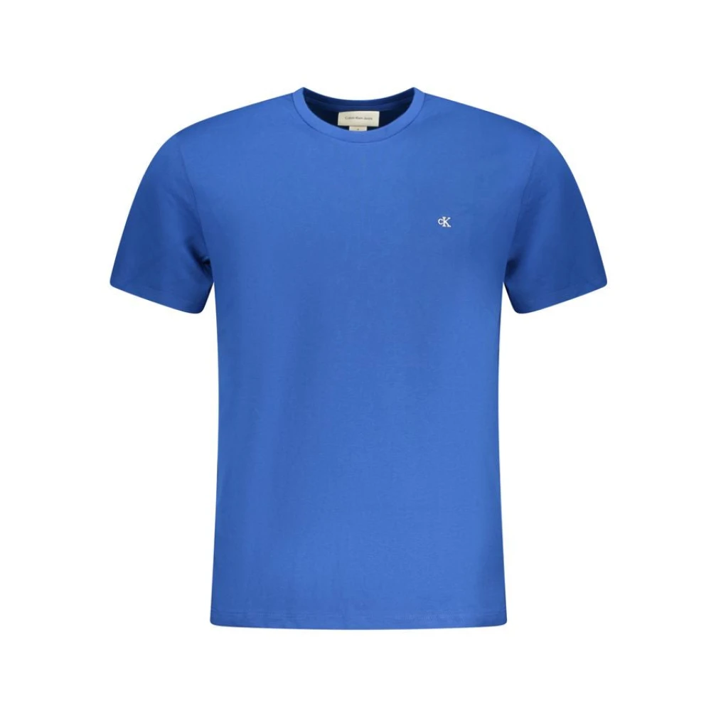Calvin Klein Men's Blue Crew Neck T-Shirt