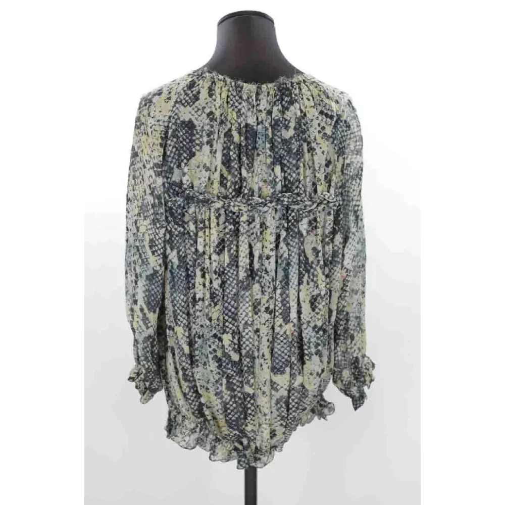 Isabel Marant Pre-owned Silk tops Gray Dames