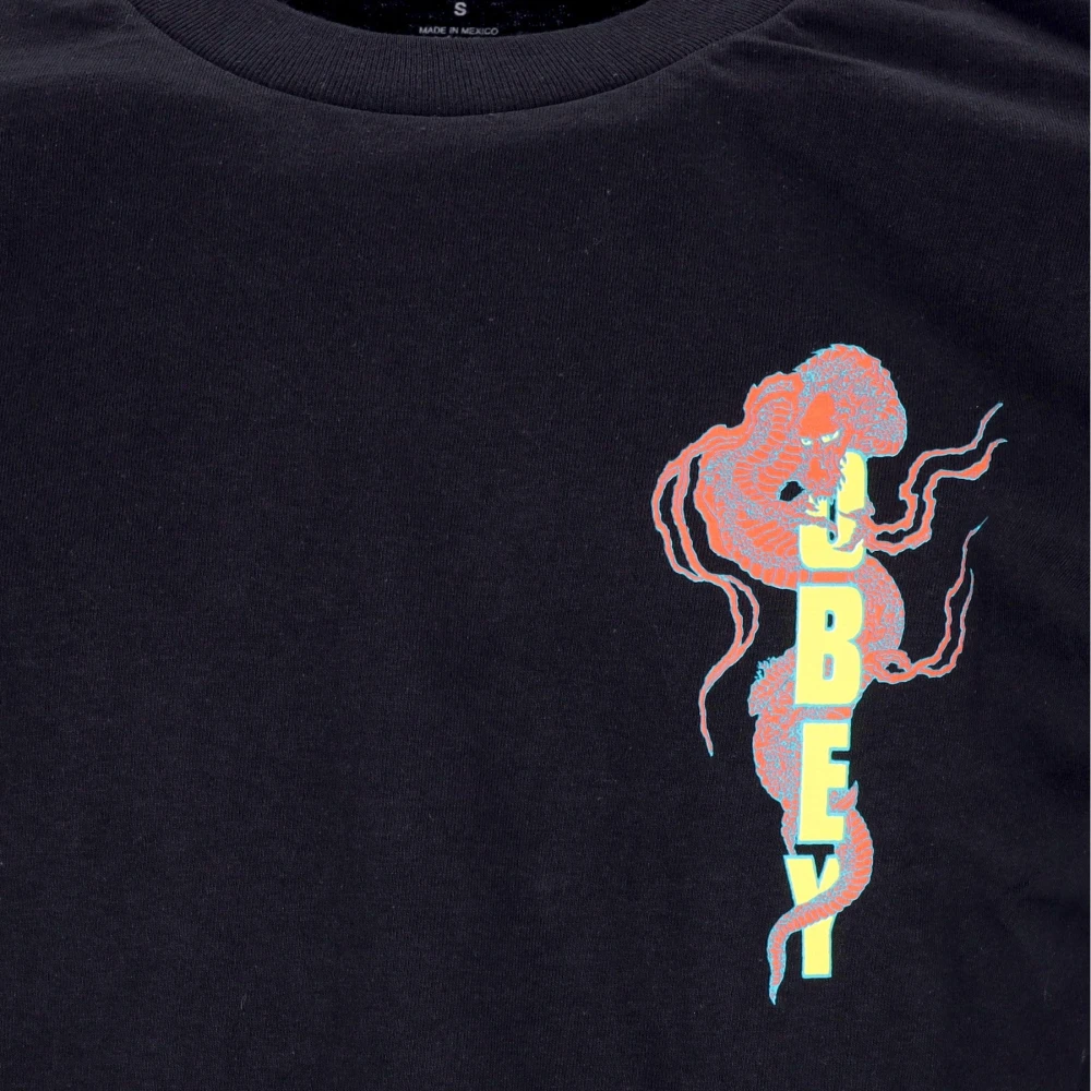 Obey Dragon Classic Tee Zwart Heren T-shirt Black Heren