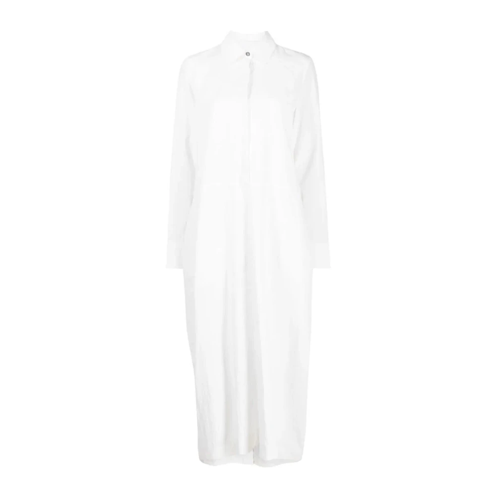 Jil Sander Shirt Dresses White Dames