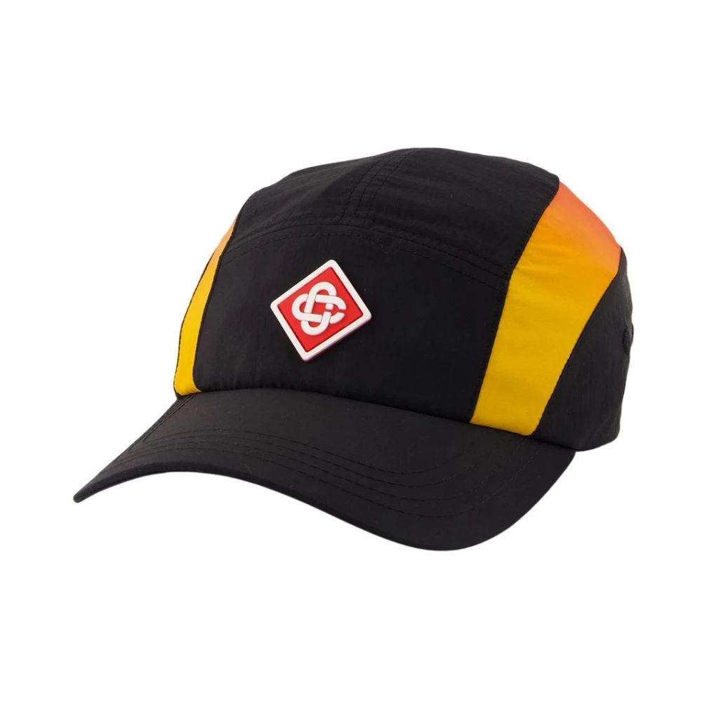 Casablanca Frog Gradient Nylon Cap - Unisex - Hats & Caps - Black - One Size - Accessories