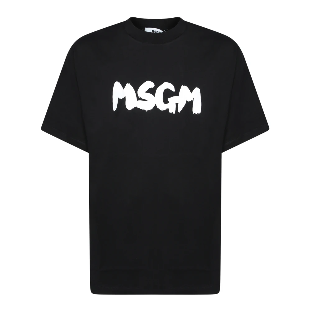 Msgm - Tops > T-Shirts - Black - Msgm - Modalova