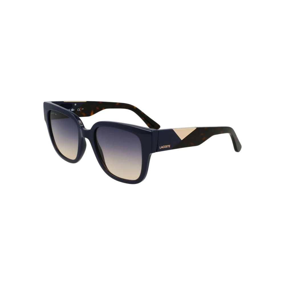 Lacoste Women's Blue Injected Frame Sunglasses