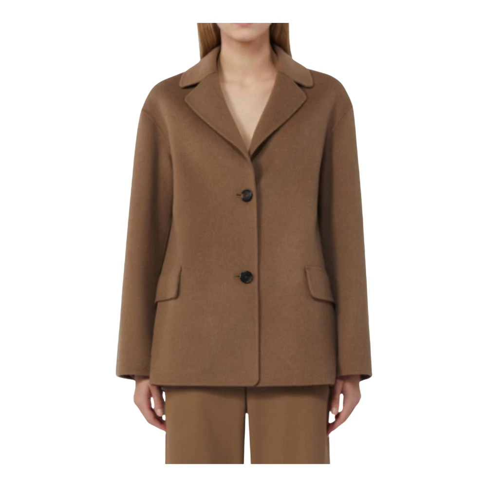 Max Mara Damen Braun Jacken, Xsgröße: