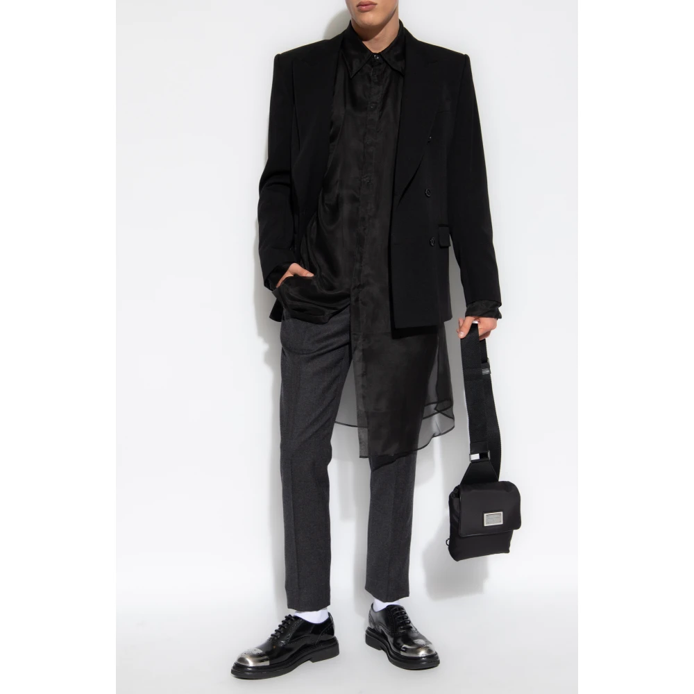 Dolce & Gabbana Wollen blazer Black Heren