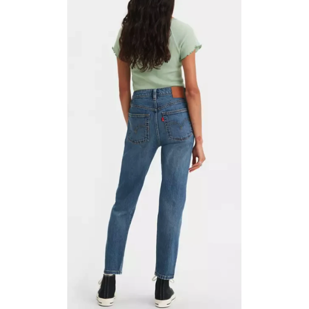 Levi's Jean 501 Crop Blue Dames