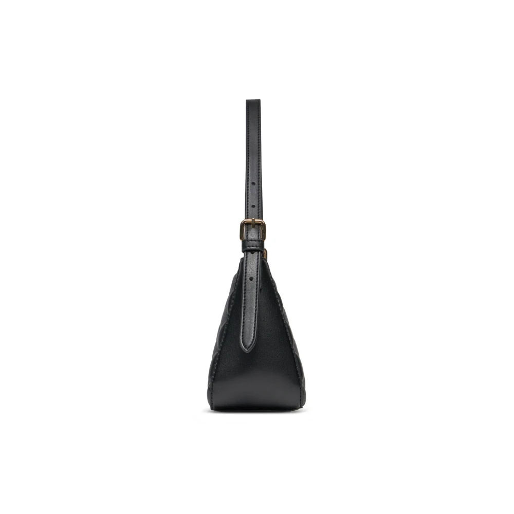 Moschino Romantische Logo Schoudertas Black Dames