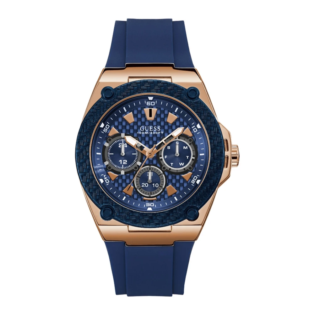 Guess Men's Blue Legacy Watch - Watches - One Size - Accessories