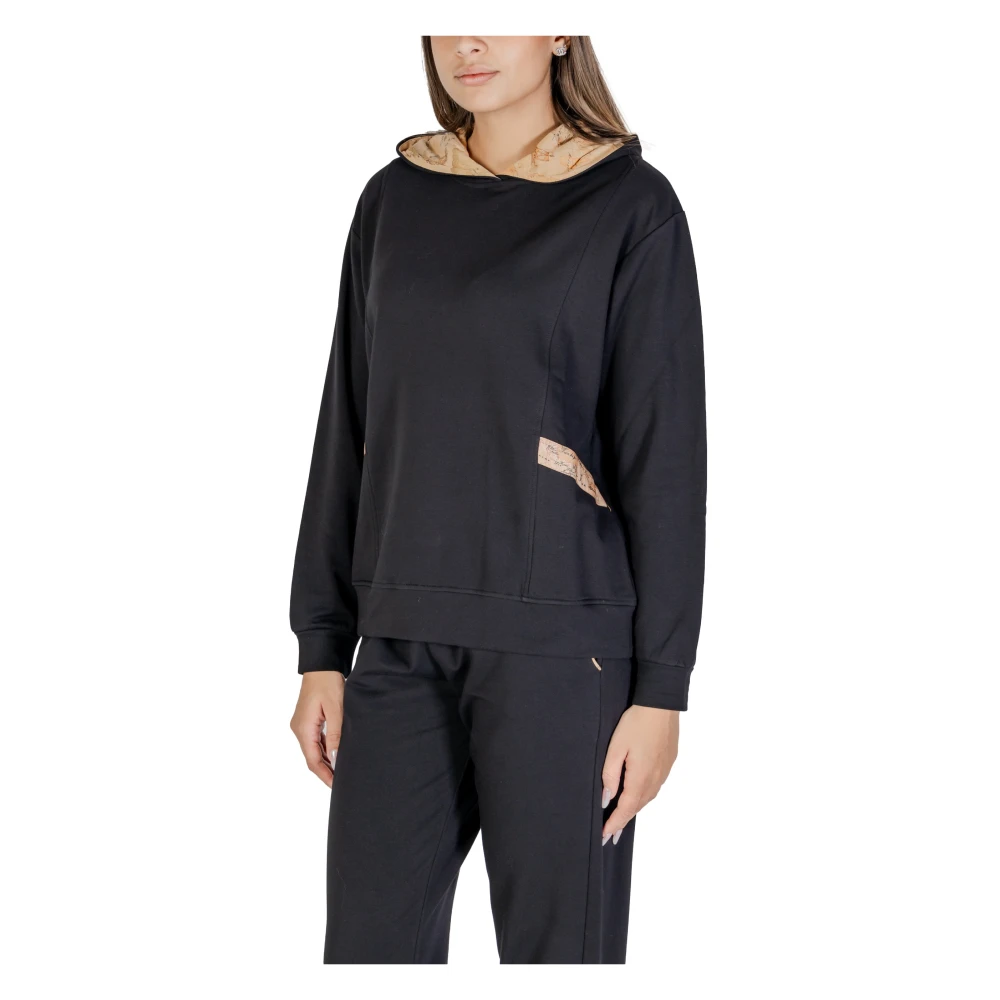 Alviero Martini 1a Classe Dames Sweatshirt Herfst Winter Collectie Black Dames