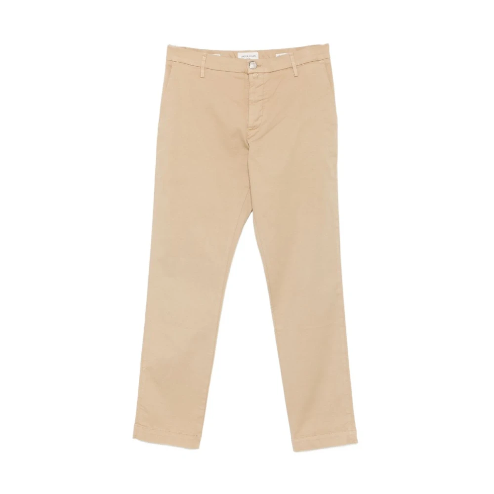 Jacob Cohën Mannelijk Beige Broeken Heren, W33, Katoen, Bobby Slim Chino Pants