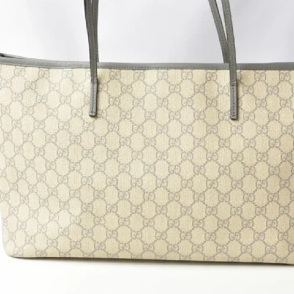 Gucci Vintage Pre-owned Canvas totes Beige Dames