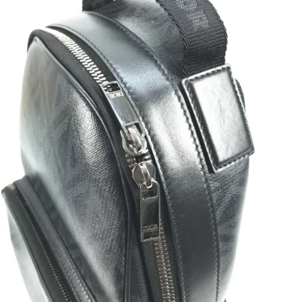 Dior Vintage Pre-owned Leather dior-bags Black Heren