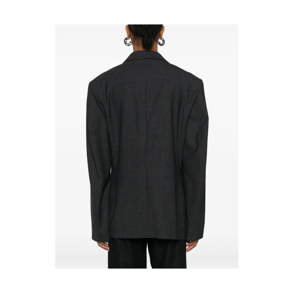 Lemaire Wollen Dubbel-Borst Jas Gray Dames