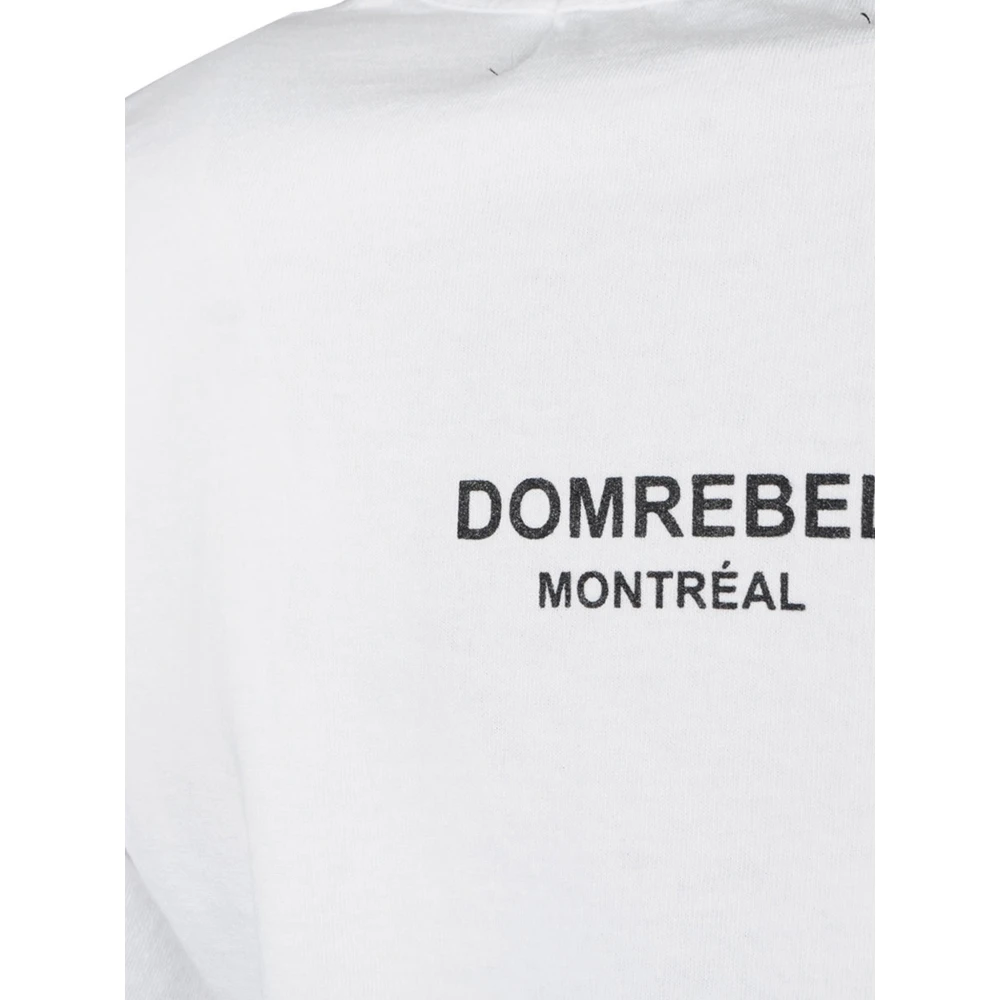 Domrebel Oversized T-shirt met konijnprint White Dames