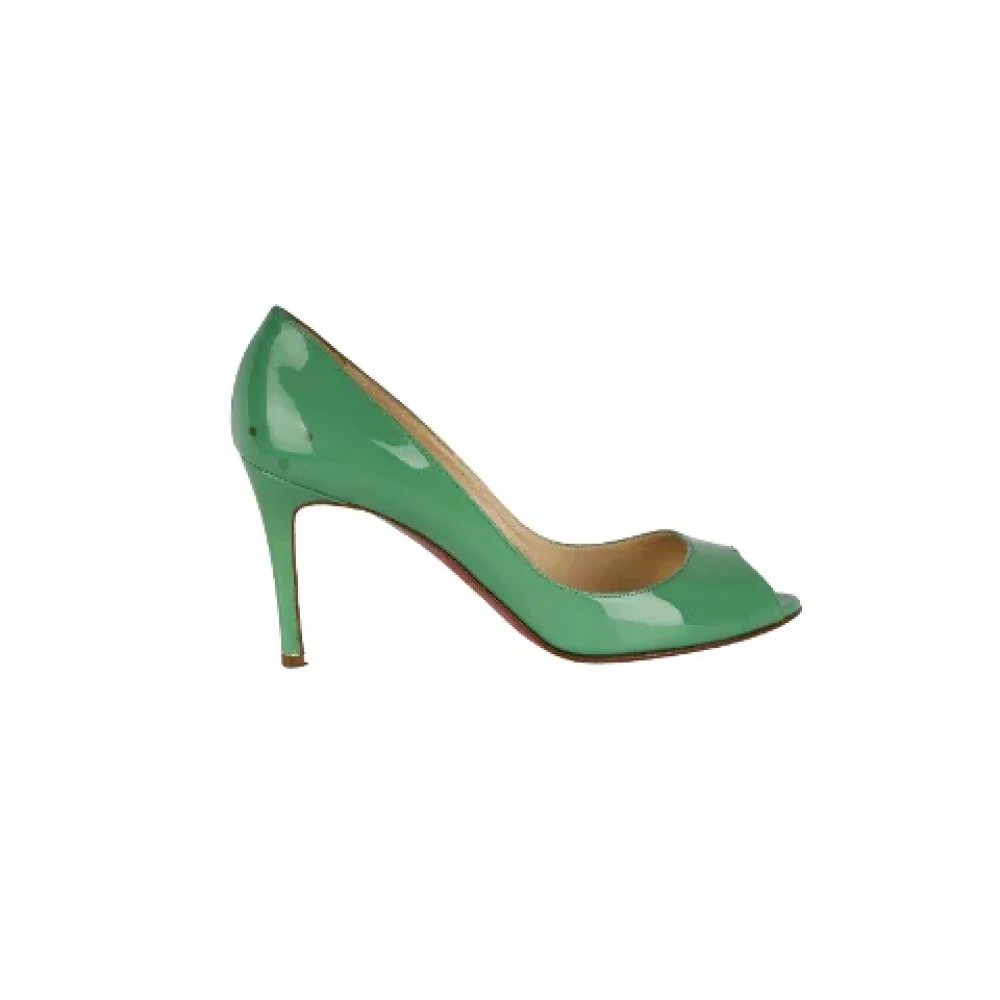 Christian Louboutin Pre-owned Pre-owned Laeder klackskor Green, Dam