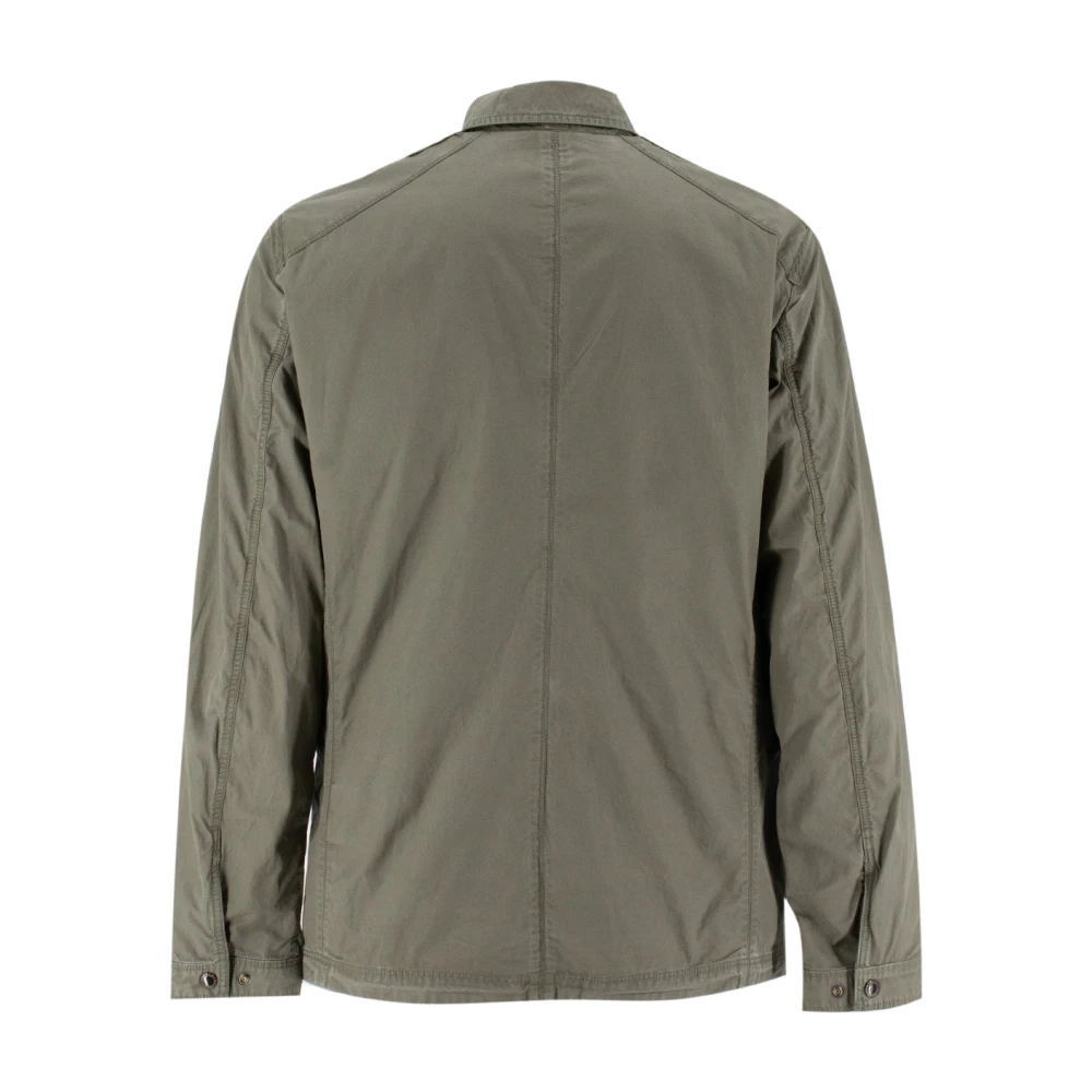 Parajumpers Katoenen Poplin Ongevoerde Jas Gray Heren
