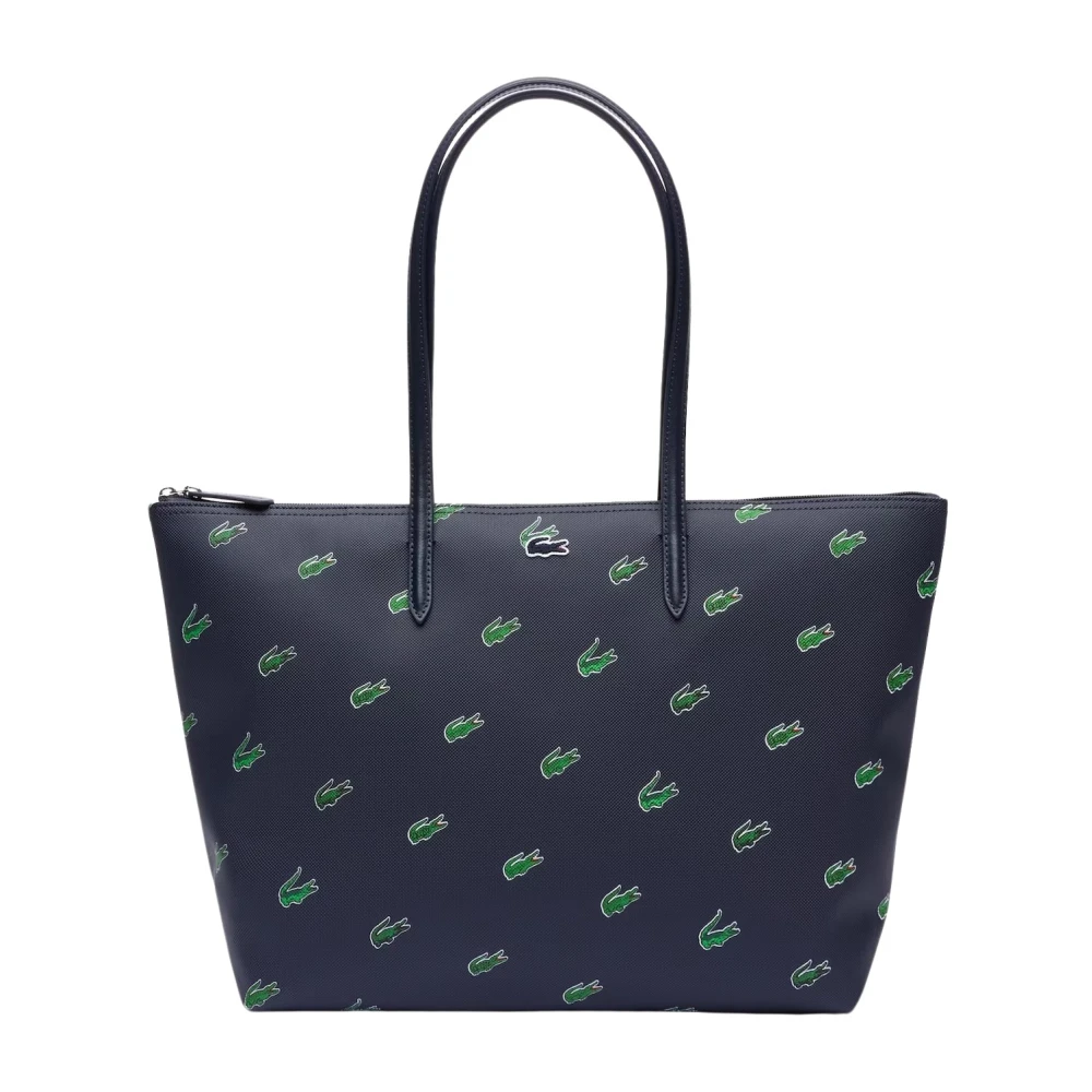 Lacoste Shoppers L Shopping Bag in blauw