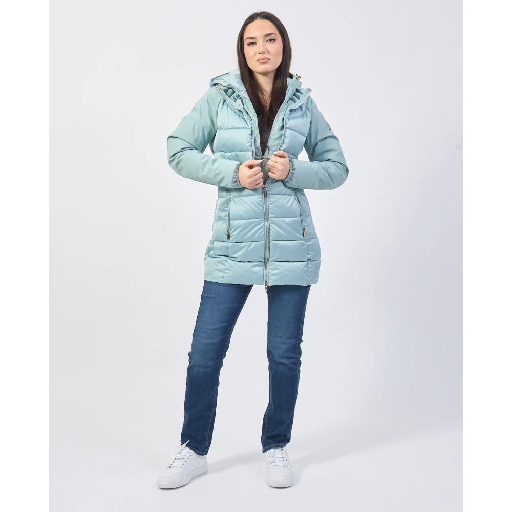 YES ZEE Groene Winterjas Green Dames