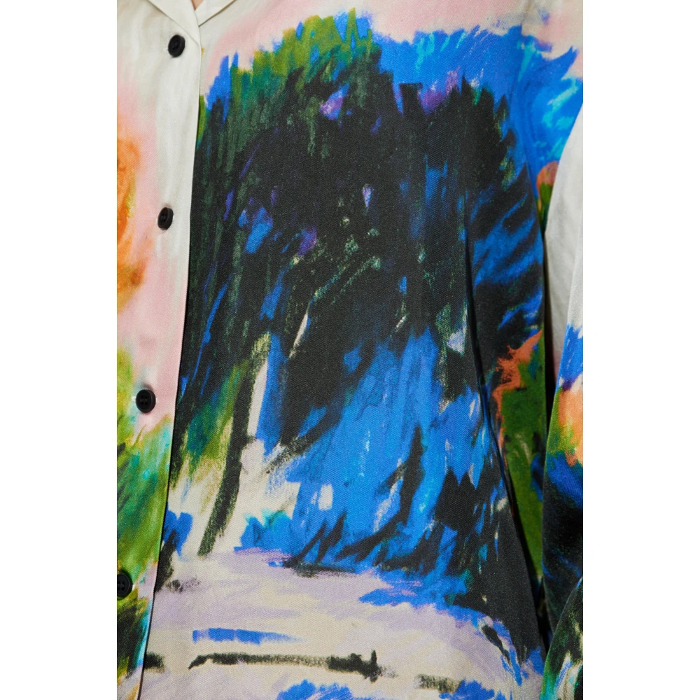Munthe Zijden overhemd Multicolor Dames