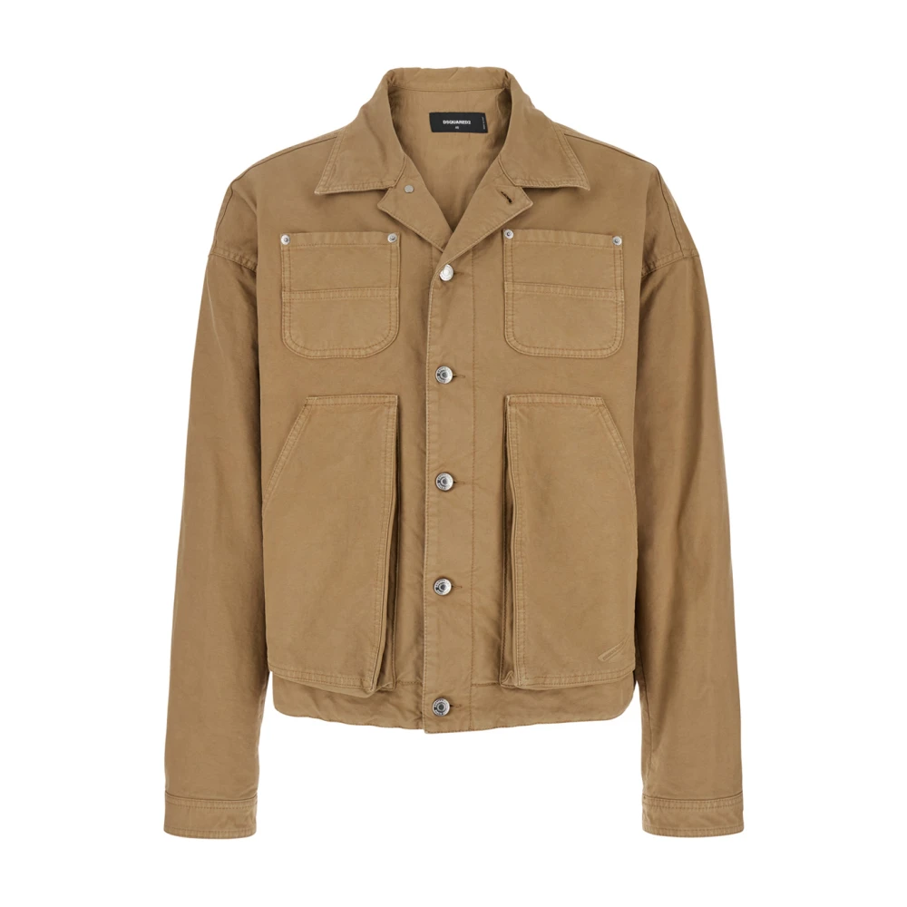 Dsquared2 Icon New Generation Beige Jas Mannen Beige Heren