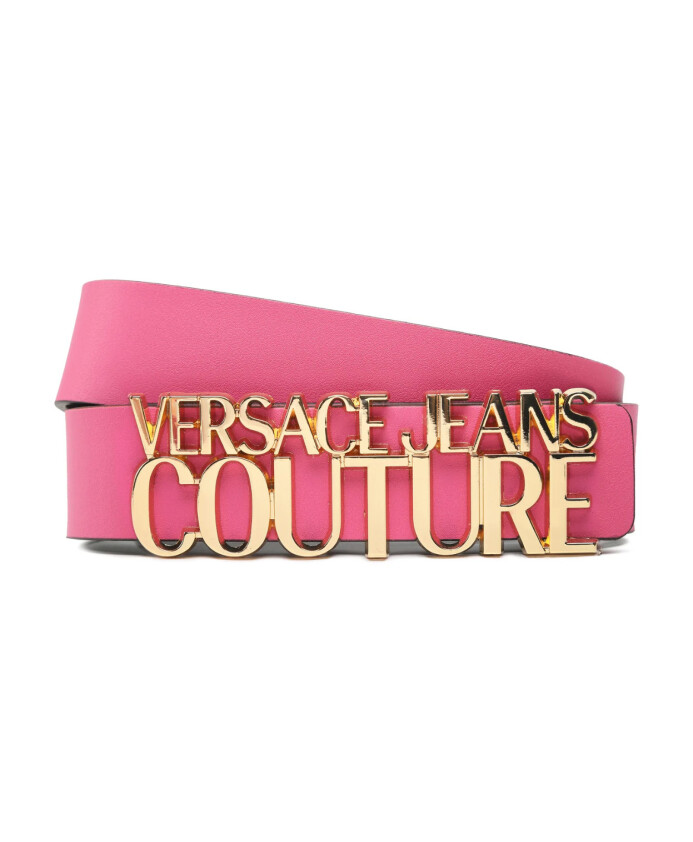 fuchsia-leather-belt-with-metal-logo