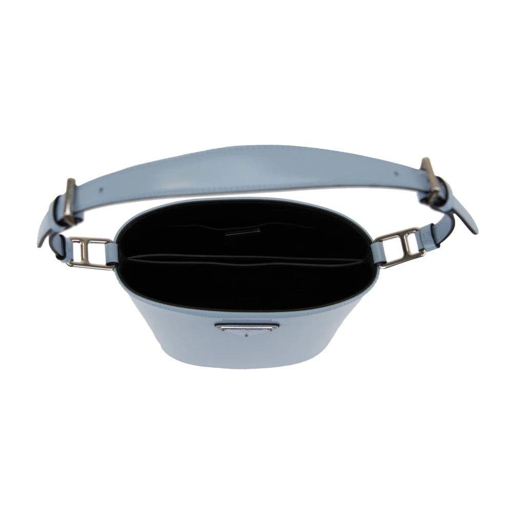 Prada Handtas van geborsteld kalfsleer Blue Dames
