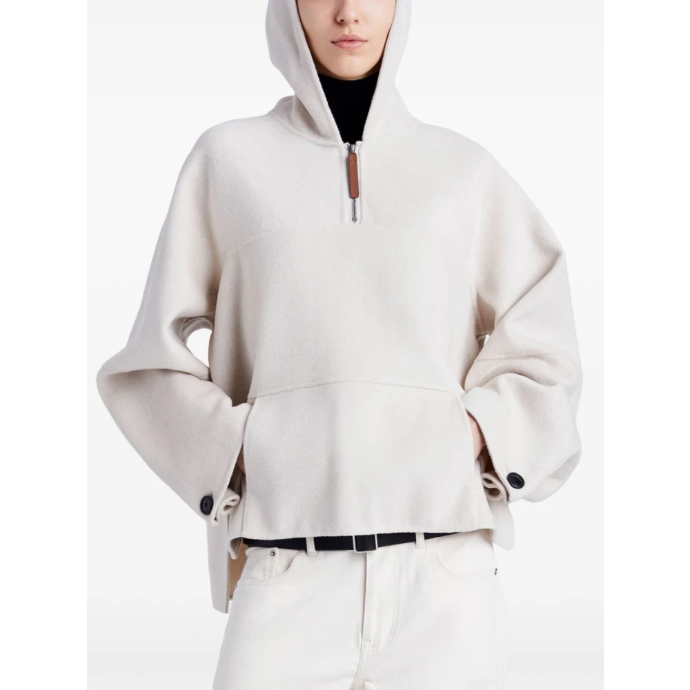 Proenza Schouler Witte Hoodie Isaac White Dames