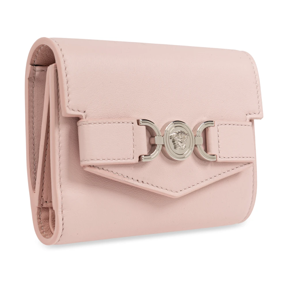 Versace Leren portemonnee Pink Dames