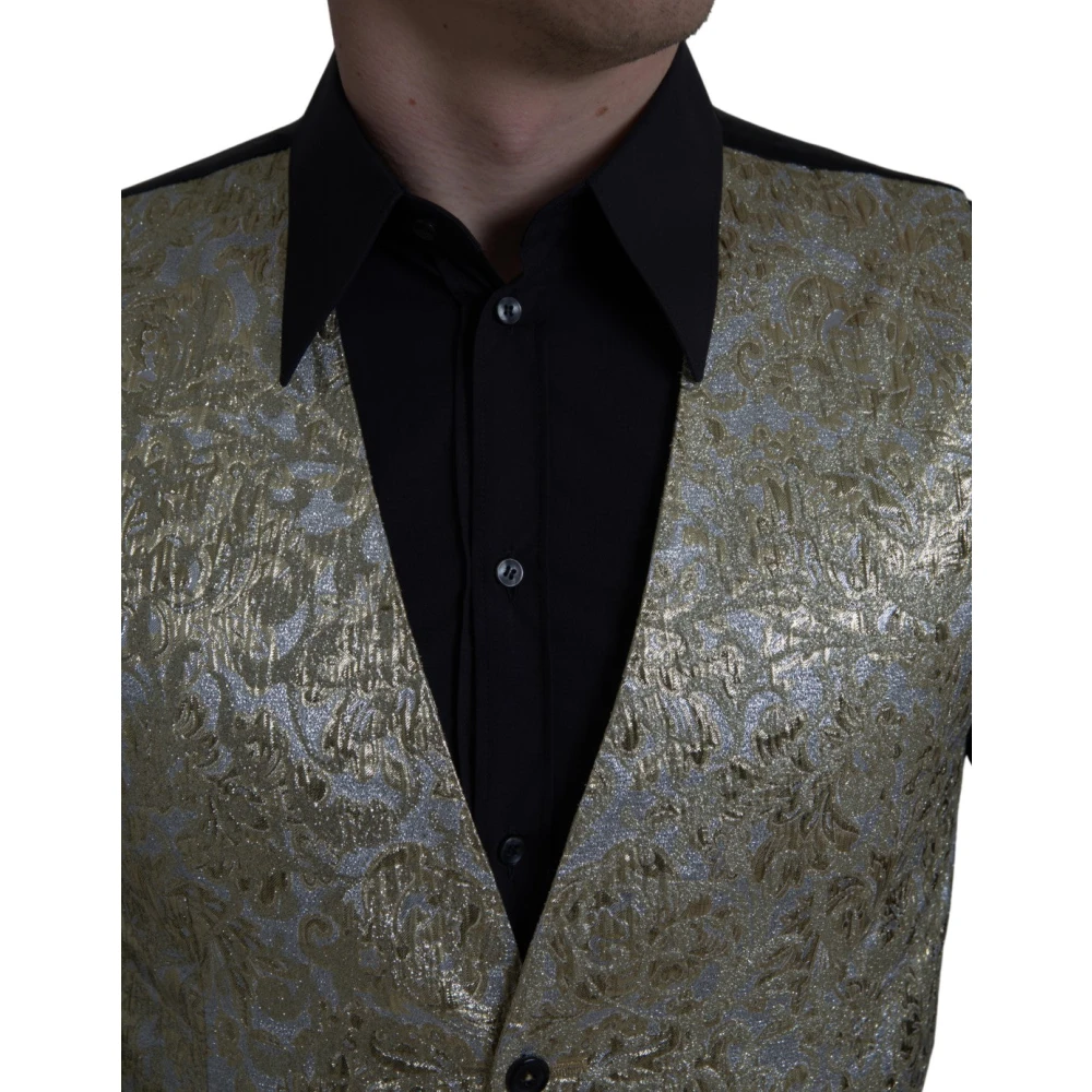 Dolce & Gabbana Suit Vests Yellow Heren