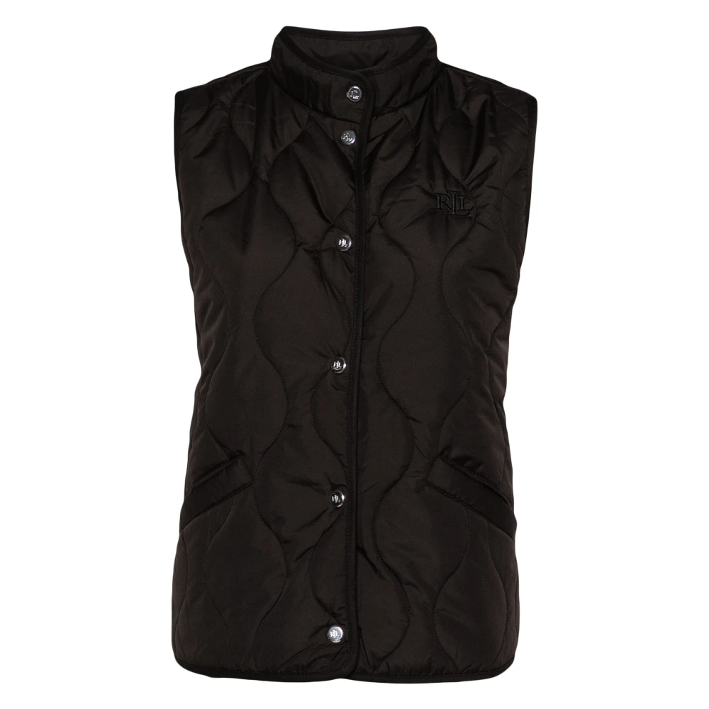 Ralph Lauren Donna Nero Gilet Isolato