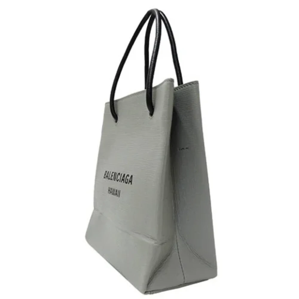 Balenciaga Vintage Pre-owned Leather balenciaga-bags Gray Dames