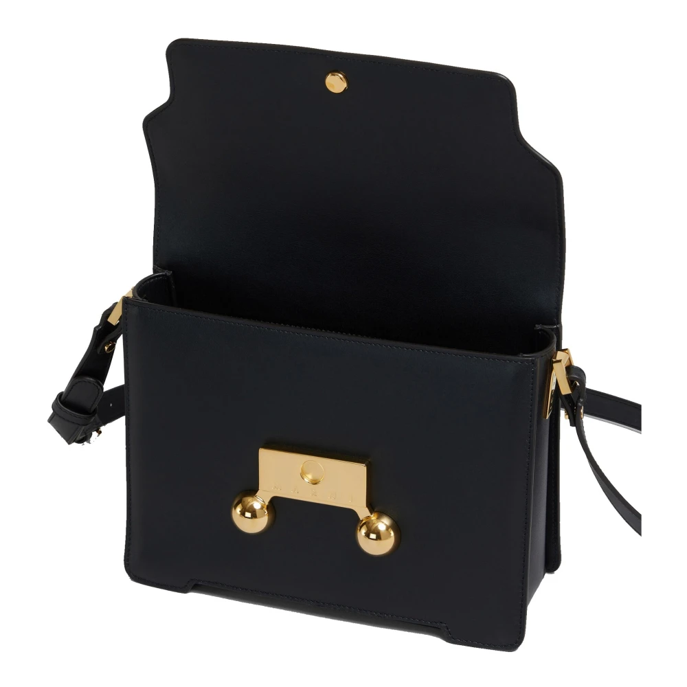Marni Trunkaroo Schoudertas met Stud Details Black Dames