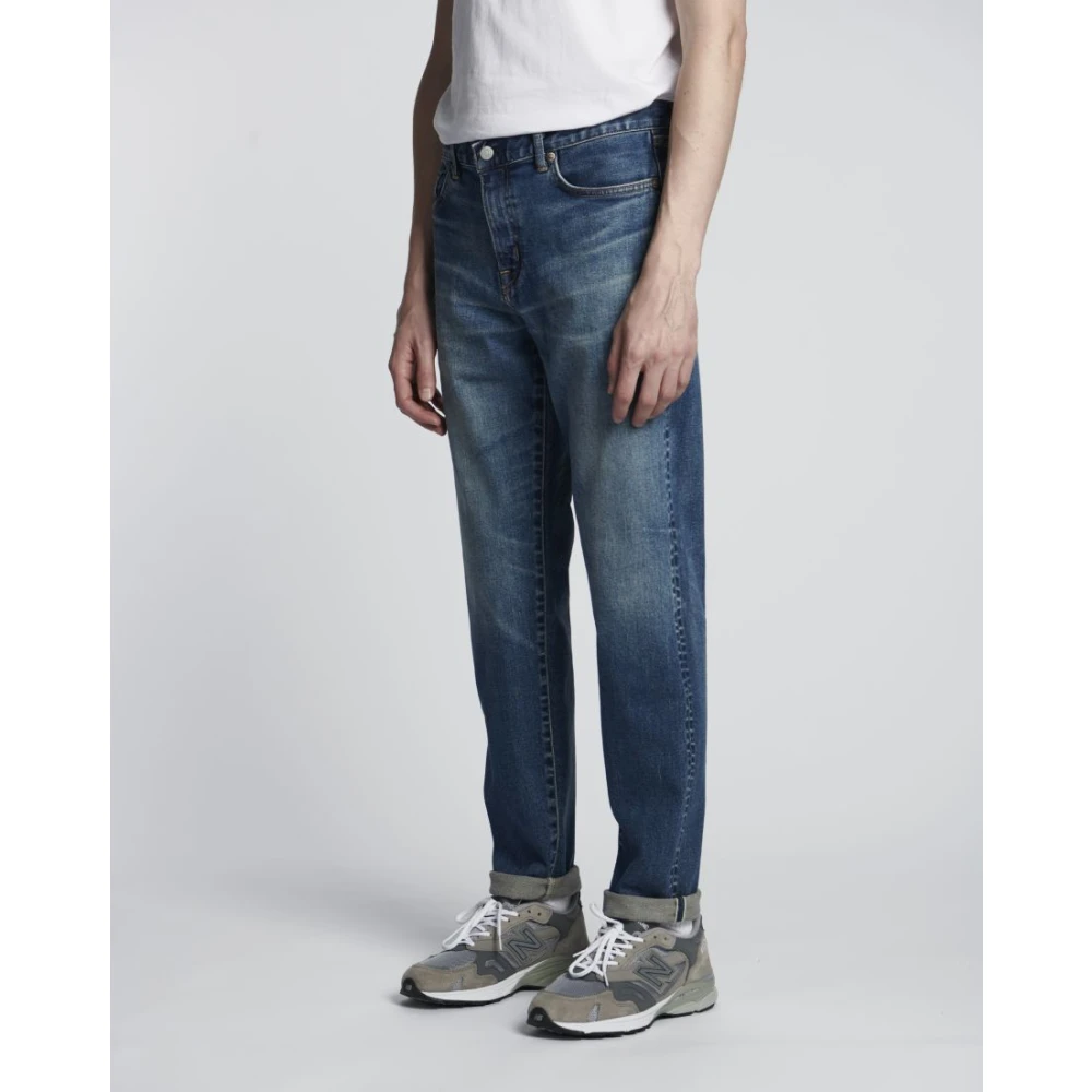 Edwin Straight Jeans Blue Heren
