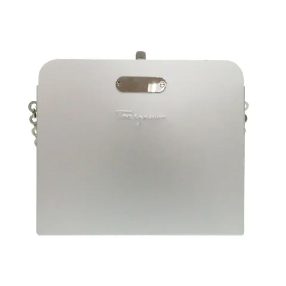 Salvatore Ferragamo Pre-owned Fabric shoulder-bags White Dames