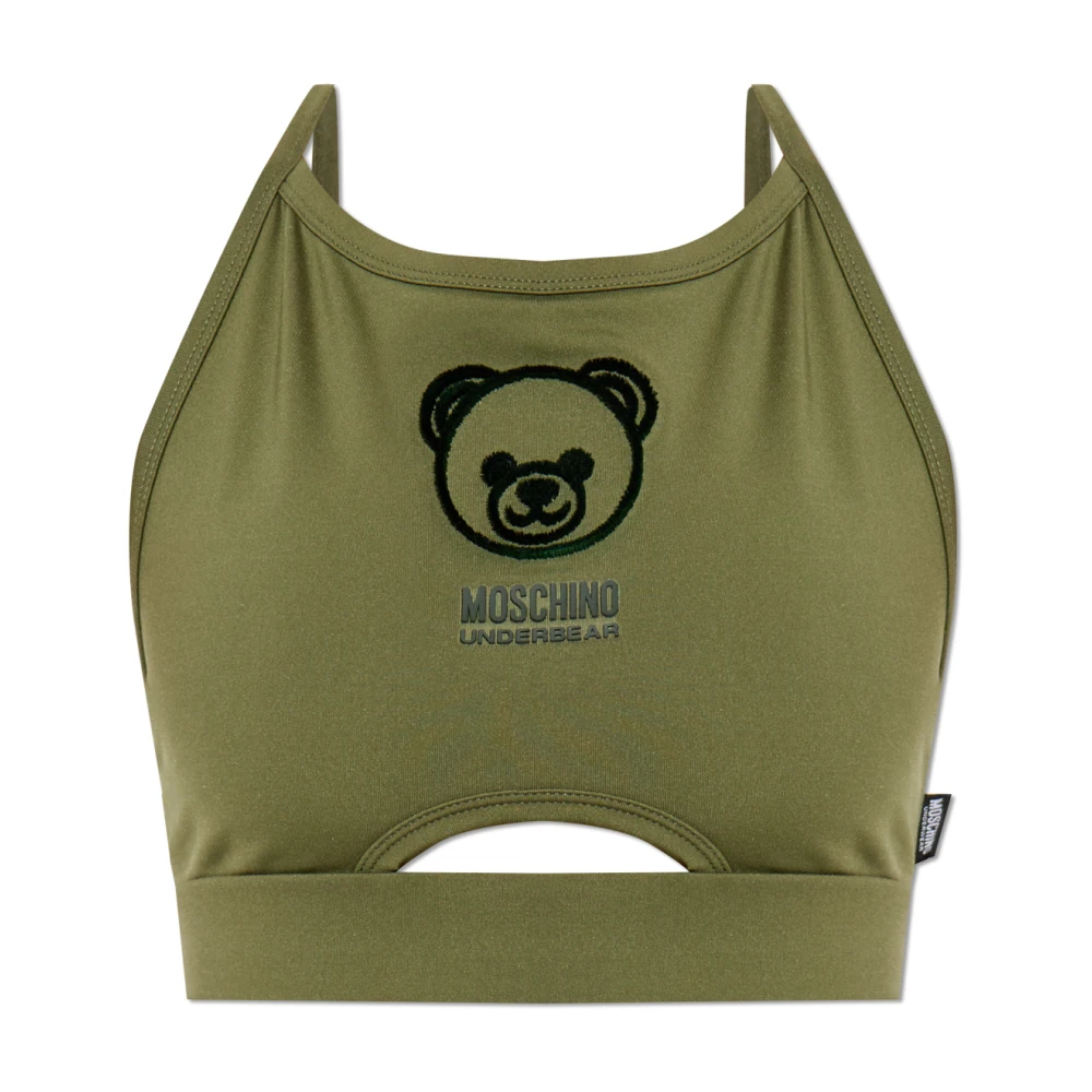 Moschino Donna Verde Top, S, New,