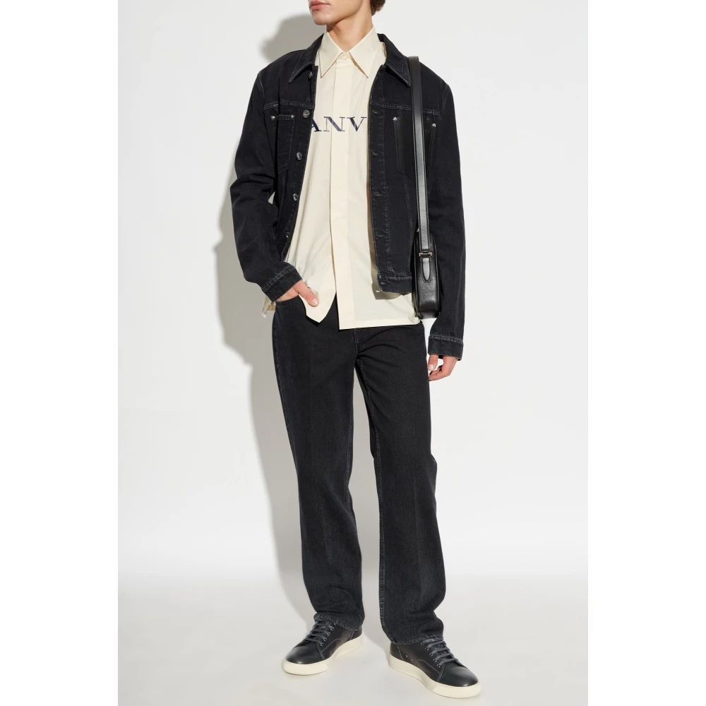 Lanvin Denim jas Black Heren