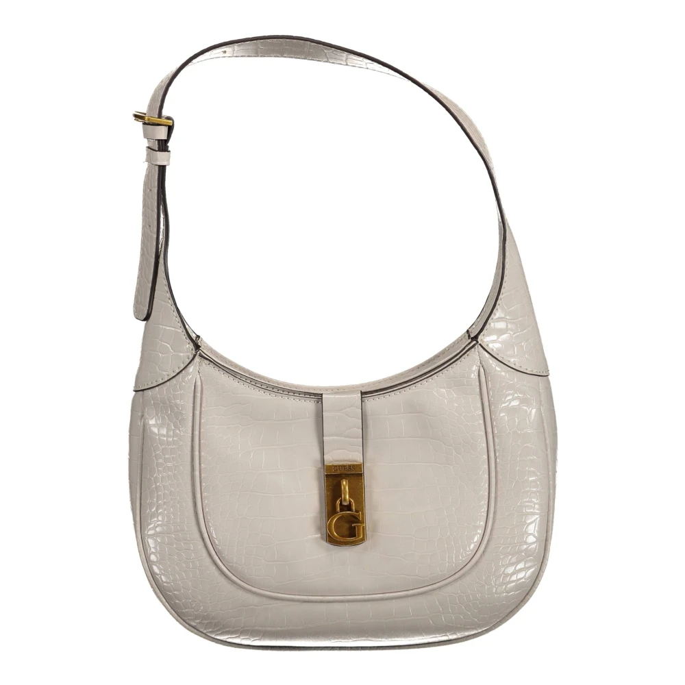 Guess Gray Polyurethane Handbag Gray, Dam