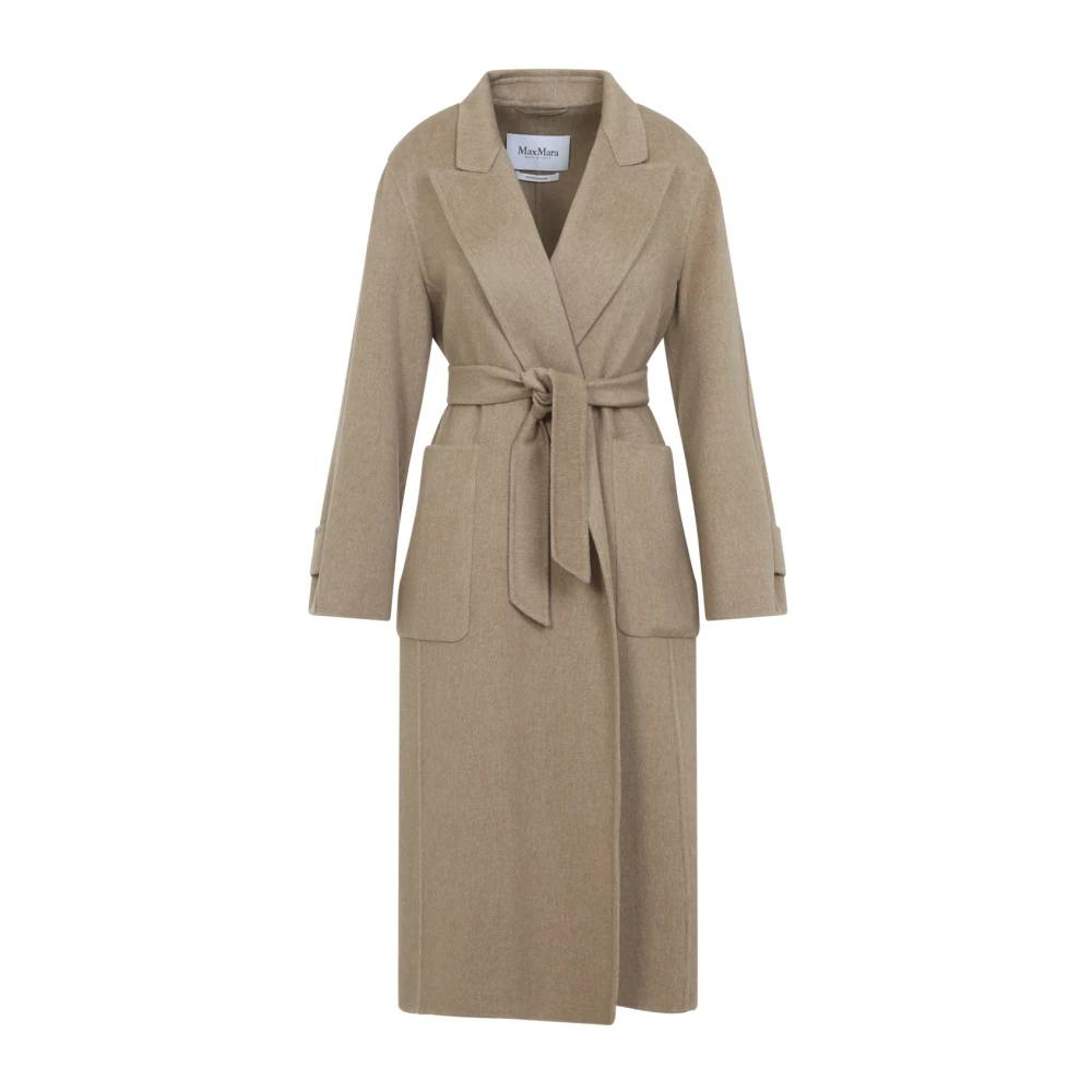 Max Mara Women's Brown Belted Coats, 3XS, Ribelle Coat