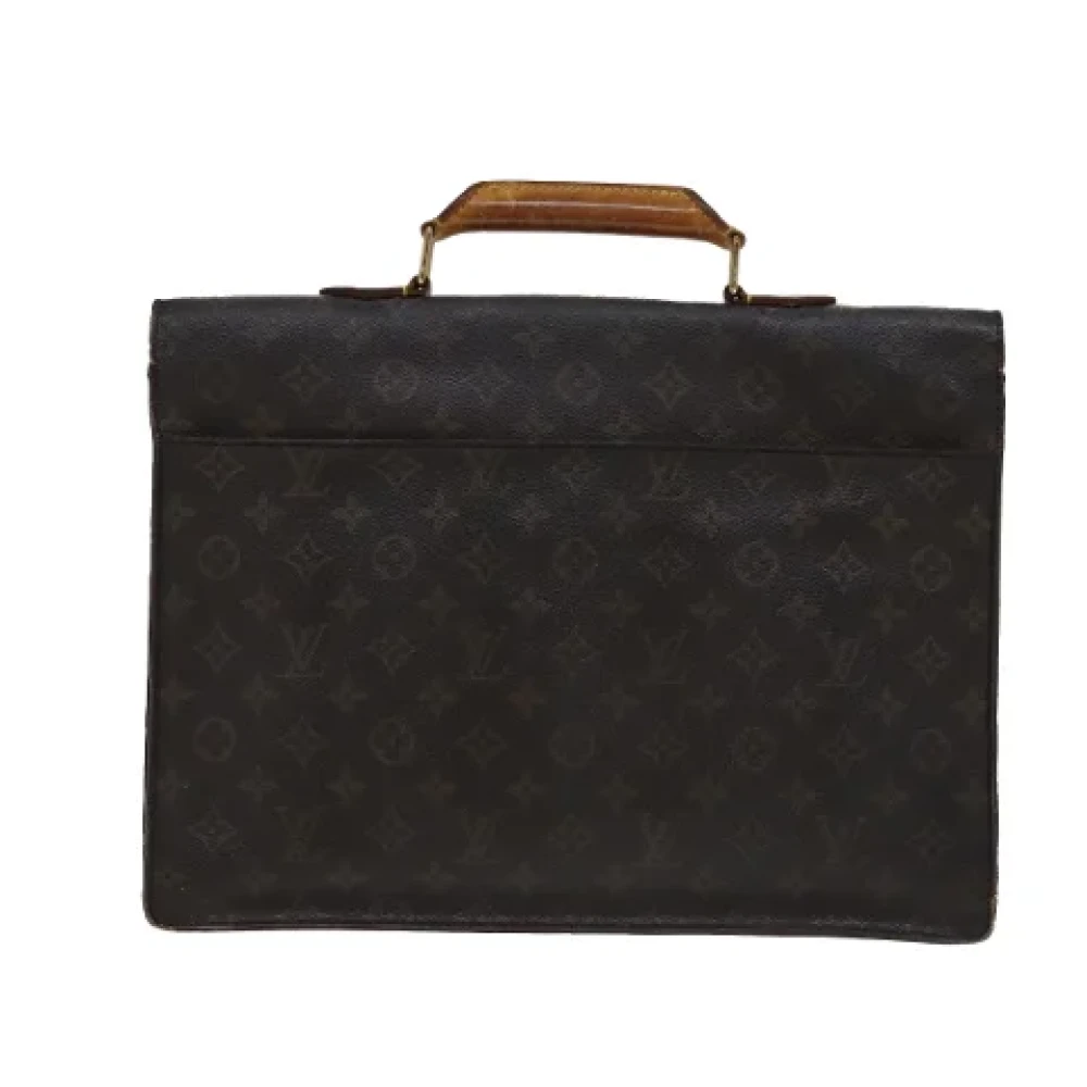 Louis Vuitton Vintage Pre-owned Canvas briefcases Brown Dames